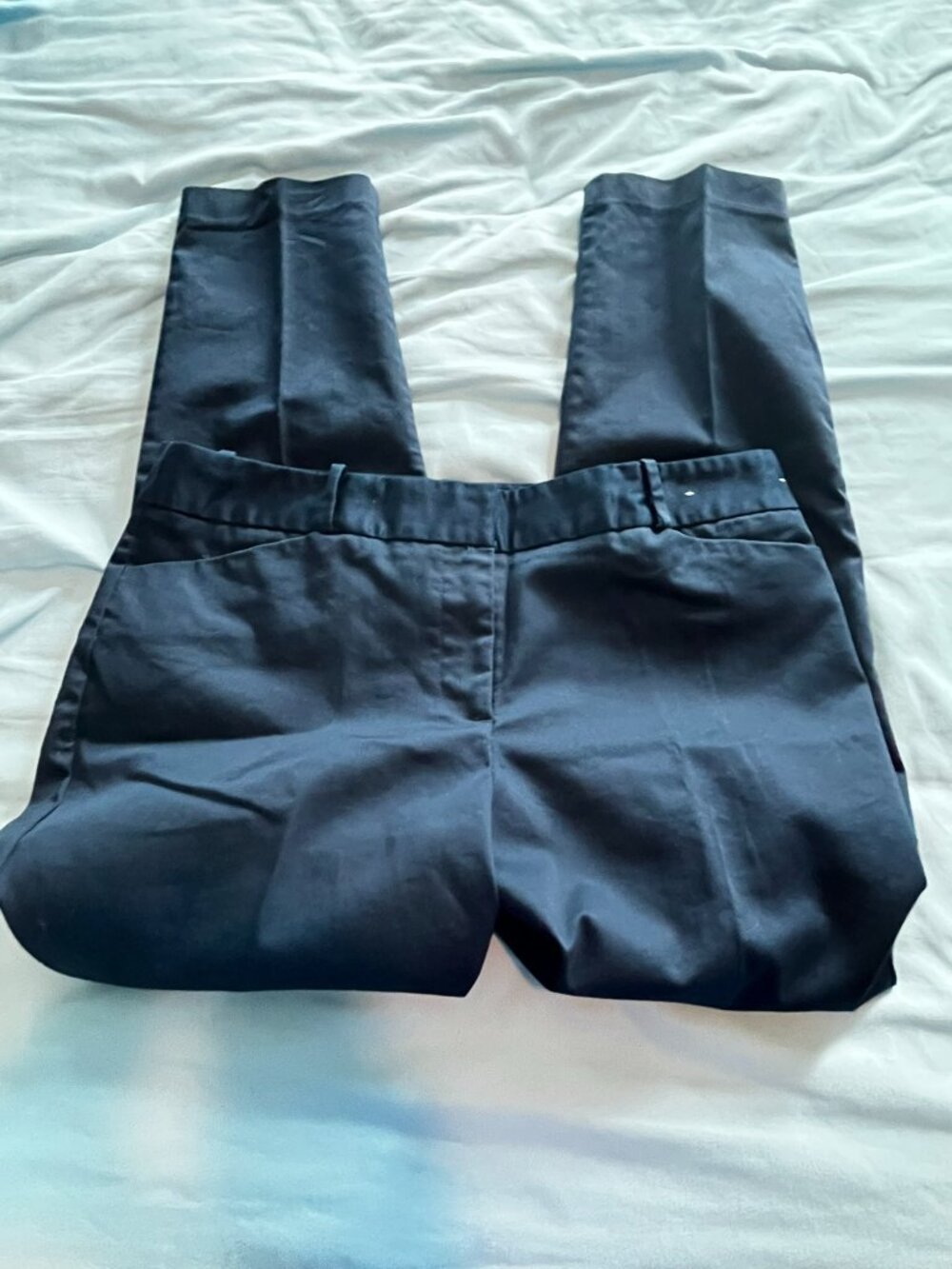 Liz Claiborne Emma Dress Navy blue pants size 8 inseam 26"